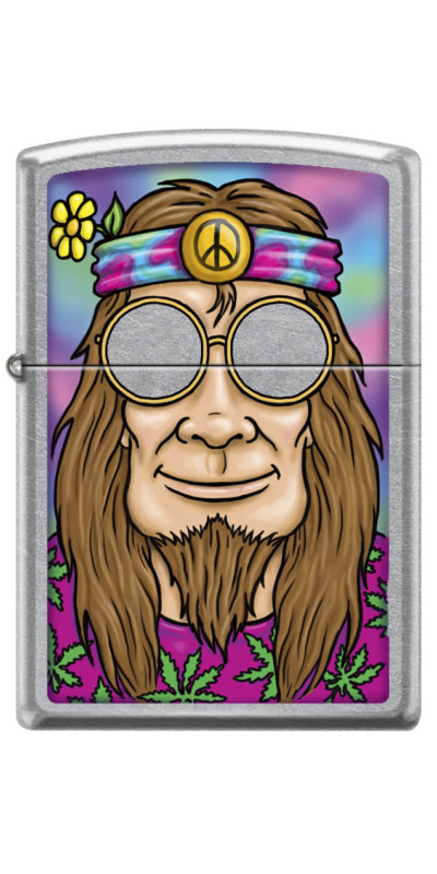 Hippie Guy  Zippo Lighter