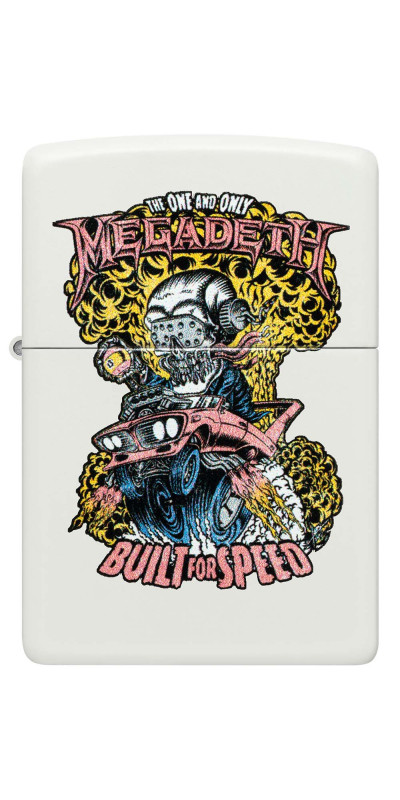 Megadeth Zippo Lighter Built for Speed