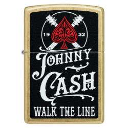 Johnny Cash Zippo Lighter Fire
