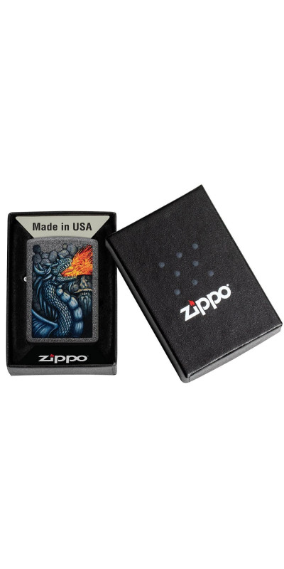 zzz Fiery Dragon Zippo Lighter