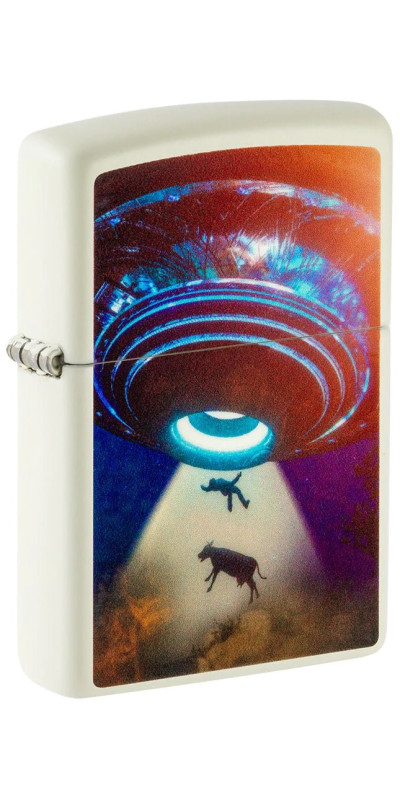Glow In The Dark UFO Zippo Lighter
