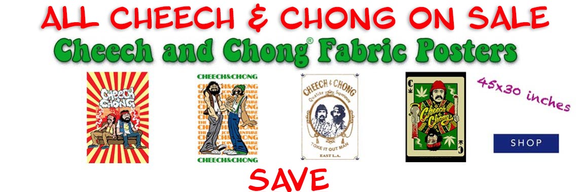 Cheech and Chong Fabric Posters