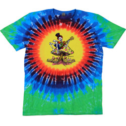 Shroom Guitarist Tie Dyed T-Shirt