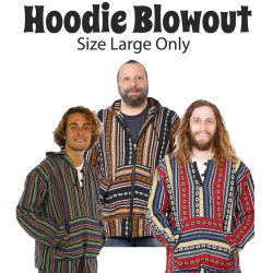 Size Large Only Hoodie BLOWOUT - 6 pieces Assorted