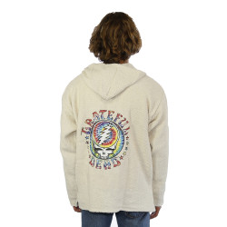 Grateful Dead Baja Pull Over Hoodie Natural Tie Dye SYF