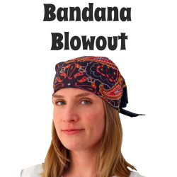 WHOLESALE LOT of 25 Assorted Bandanas **SAVE**