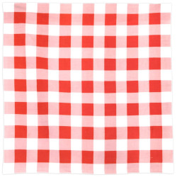 Gingham Bandana Red 22x22 *CLEARANCE*