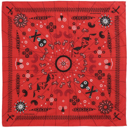 Zest For Life Mountain Bike Bandana Red
