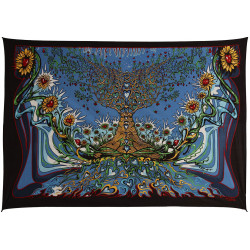 3D Heart Tree Tapestry - Art by Mike DuBois