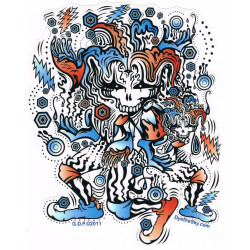 Grateful Dead Liquid Circus Sticker 6"