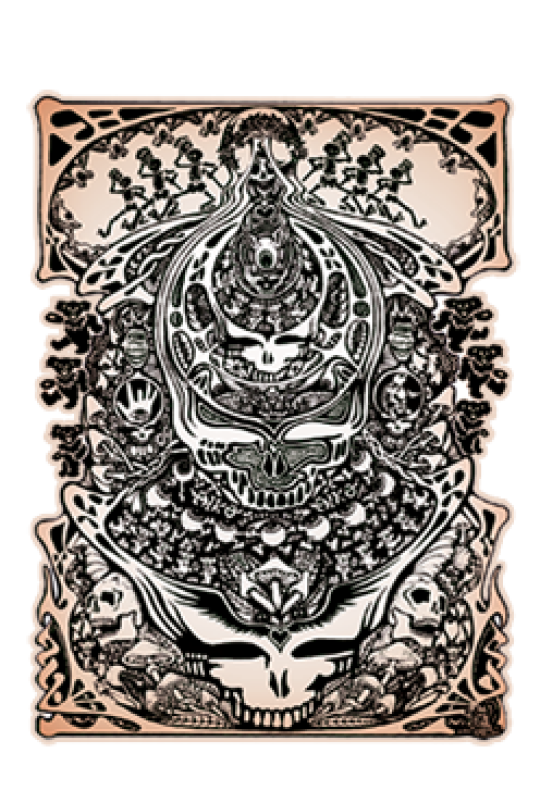 Grateful Dead Aiko Aiko Sticker 5.75"