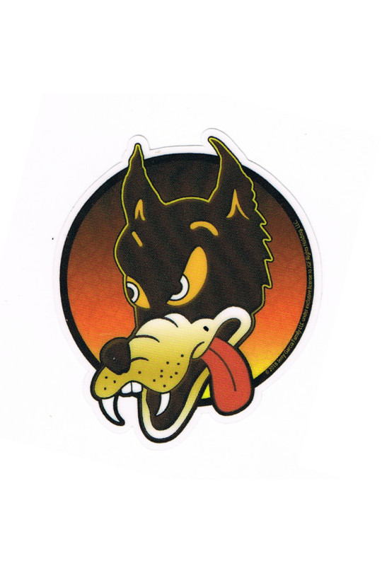 Jerry Garcia Dire Wolf Sticker 2.25"