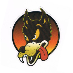 Jerry Garcia Dire Wolf Sticker 6"