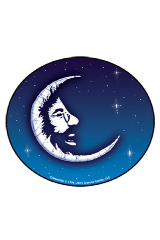 Jerry Moon Sticker 6"