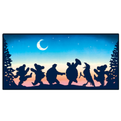 Grateful Dead Moondance Sticker 7"