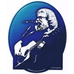 Jerry Garcia Acoustic Sticker 5.75" Jerry Garcia Acoustic Sticker 5.75"