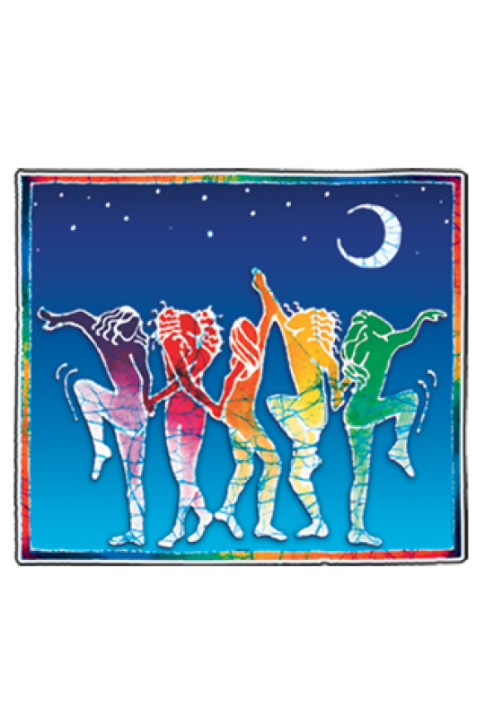 Rainbow Dancers Sticker 5.25"
