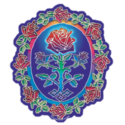 Roses Sticker 5.75"