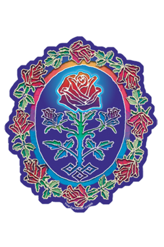 Roses Sticker 5.75"