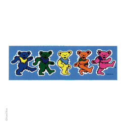 Grateful Dead Dancing Bears Sticker 9.25"