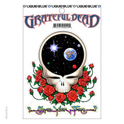 Grateful Dead Space Your Face Sticker 5.5"