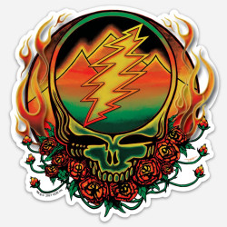 Grateful Dead Scarlet Fire SYF Sticker 5"