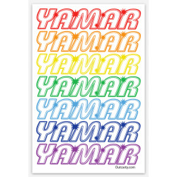 YaMar Rainbow Sticker 4.5"