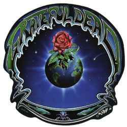 Grateful Dead Earth Rose Sticker 4"