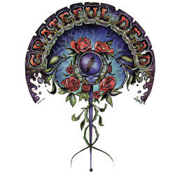 Grateful Dead Scepter Sticker 4"
