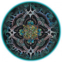 Alchemical Mandala Sticker 4"
