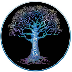 Celtic Tree Sticker 4"