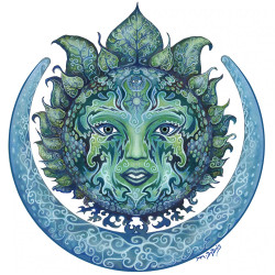 Green Goddess Sticker 4"