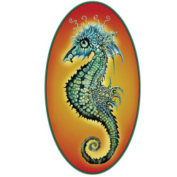 Seahorse Sticker 4"