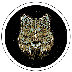 Dire Wolf Sticker 4" Dire Wolf Sticker 4"