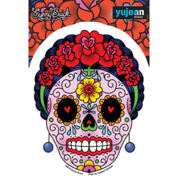Sunny Buick Calavera Frida Sugar Skull Sticker 5"