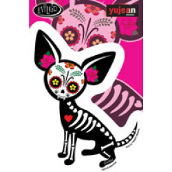Sunny Buick Chihuahua Muerto Sticker 5.25"