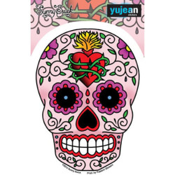 Sunny Buick Sacred Heart Sugar Skull Sticker 5"