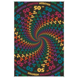 Woodstock 50th Anniversary Spiral Tapestry **SALE**