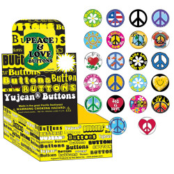 Peace and Love Button Box Peace and Love Button Box