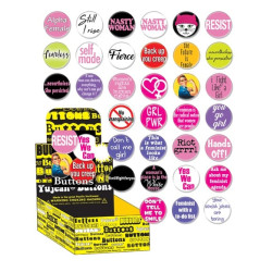 Women's Rights Button Box Women's Rights Button Box