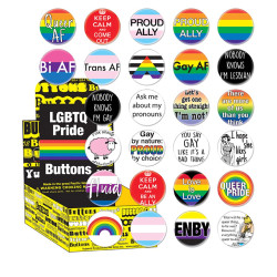LGBTQ Pride Button Box