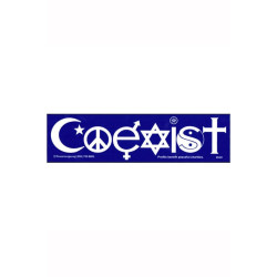 Coexist Classic Large Bumper Sticker