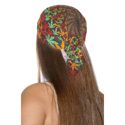 Doo Rag - Rasta Leaf Spiral *CLEARANCE*