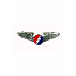 Grateful Dead Circle Bolt Small Pilot Pin Rockwings SOLD OUT***