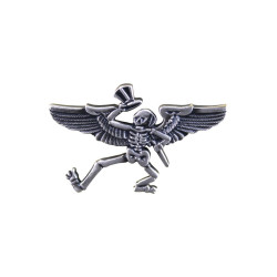 Grateful Dead Dancing Skeleton Pilot Pin Rockwings