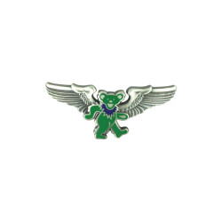 Grateful Dead Green Bear Pilot Pin Rockwings