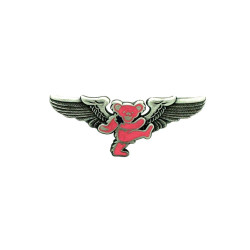Grateful Dead Pink Bear Pilot Pin Rockwings