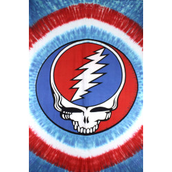 Grateful Dead RWB Steal Your Face Tapestry