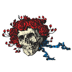 Grateful Dead Bertha Temporary Tattoo 4"