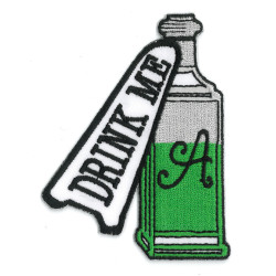 Alice In Wonderland Drink Me Patch 3.25"